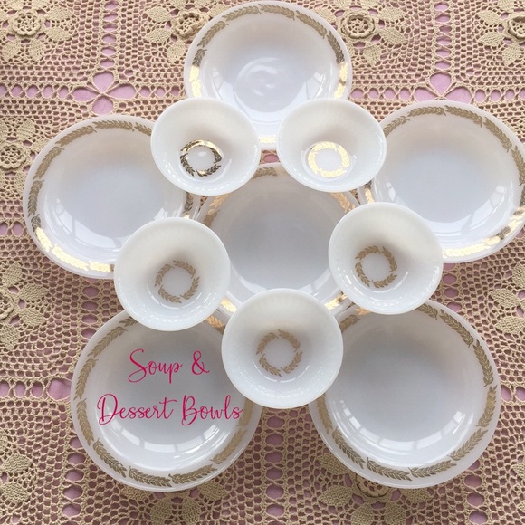 Federal Glass “Golden Harvest” Service for Six - Picture 4 of 7